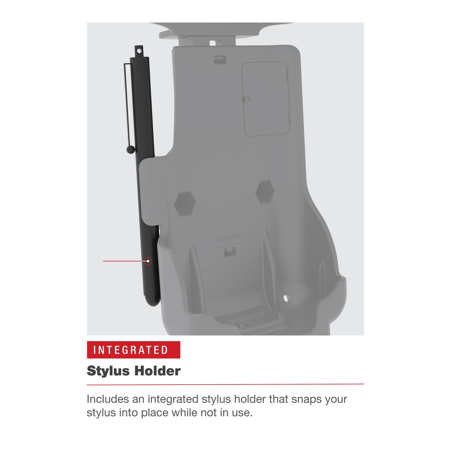 RAM® Key-Locking Form-Fit Holder for Zebra TC73 & TC78 (RAM-HOL-ZE17L-NP-1U)