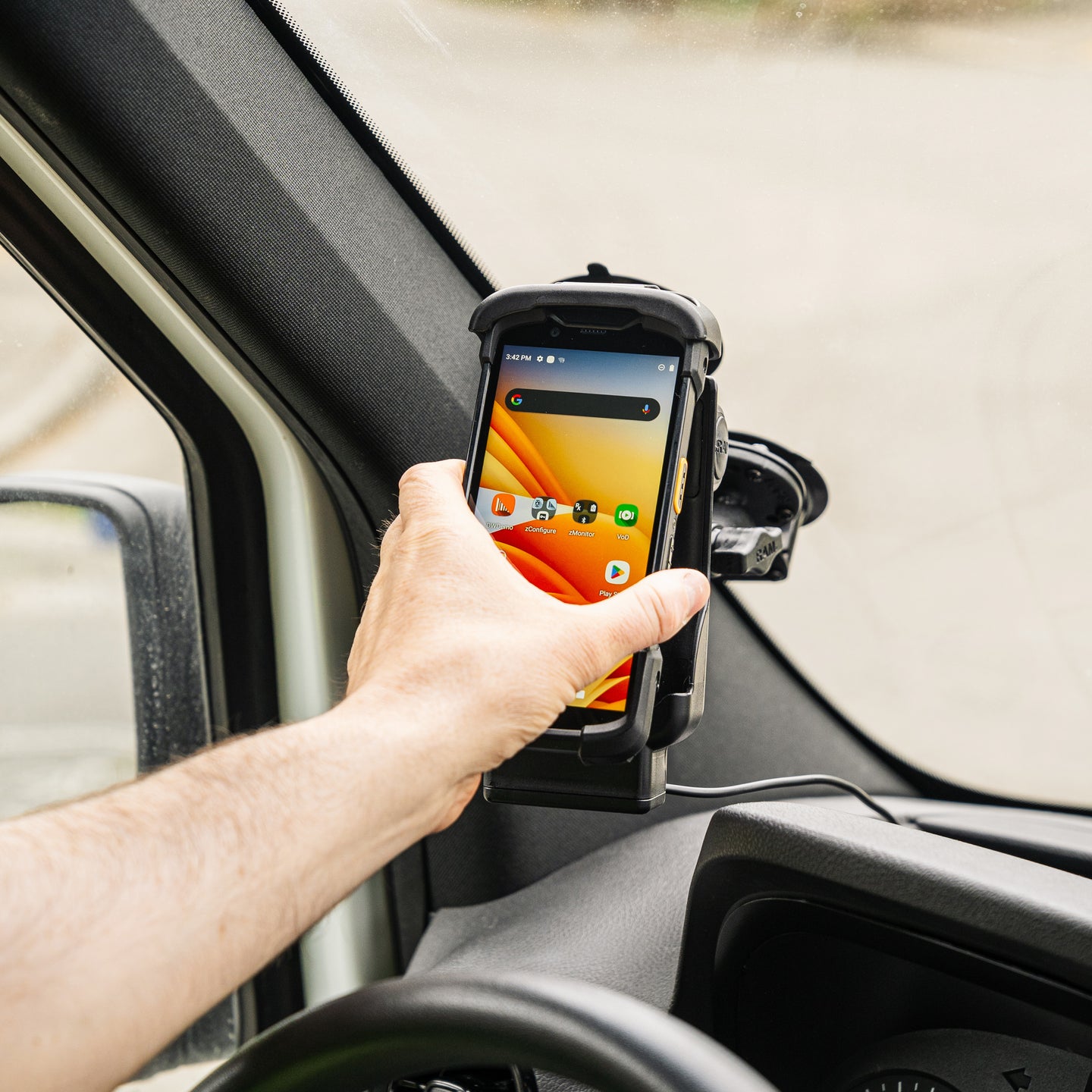 RAM® Form-Fit Powered Dock for Zebra TC73 & TC78 (RAM-HOL-ZE17-1U)