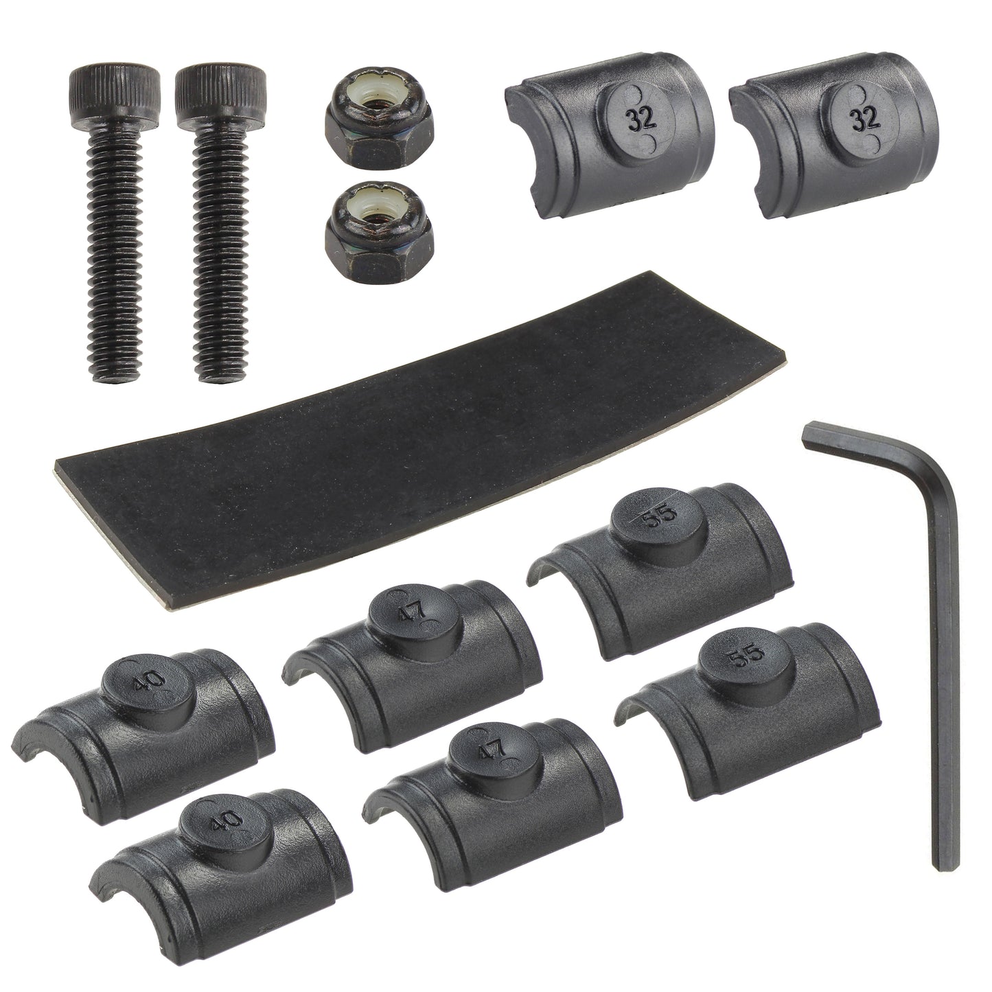 RAM® Hardware & Spacer Pack for Torque™ Small Rail Base (RAM-HAR-408-37-62U)