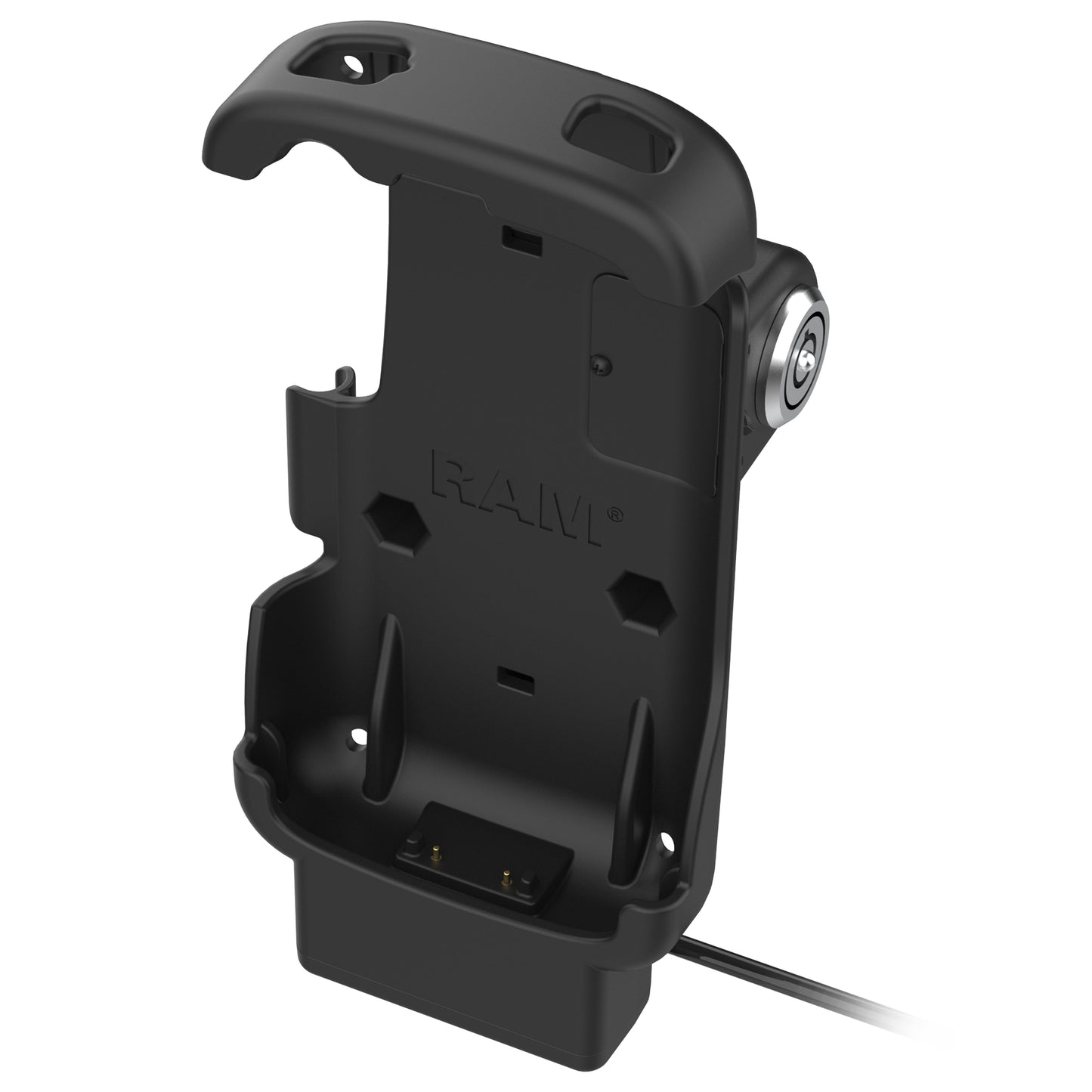 RAM® Locking Form-Fit Powered Dock for Zebra TC22 & TC27 with Boot (RAM-HOL-ZE24PLU)