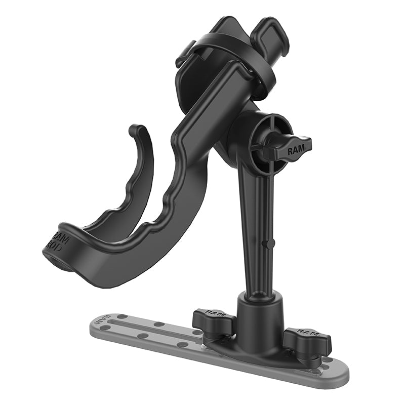 RAM ROD® Fishing Rod Holder with Dual T-Bolt Track Base (RAP-114-421)