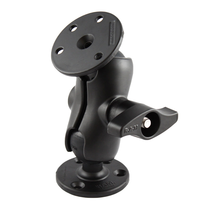 RAM-D-101U-C RAM Universal Double Ball Mount with Two Large Round Plates-image-1
