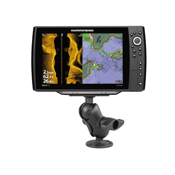 RAM D Size Ball Mount for Humminbird Helix 9 10 & 12 (RAM-D-202-25-C-202U) - Image1