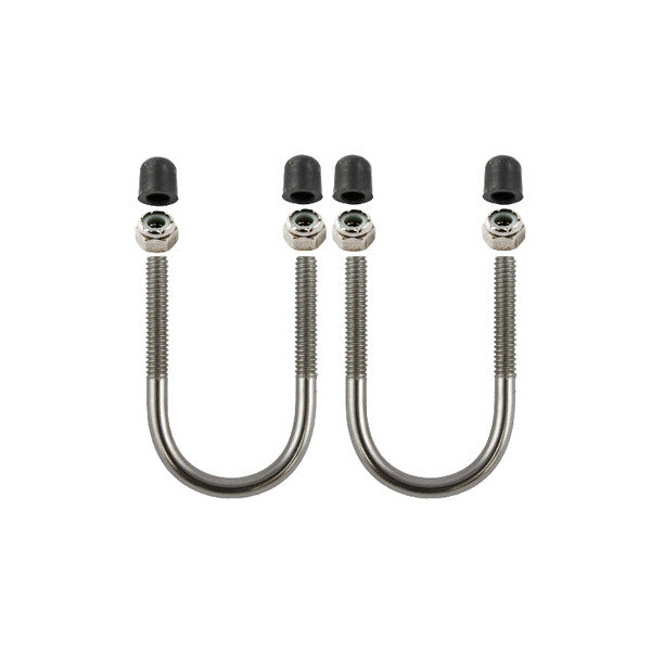 RAM Stainless Steel U-Bolt Hardware Pack, accommodates Rails 1" to 1.25" (RAM-HAR-235) - Image1