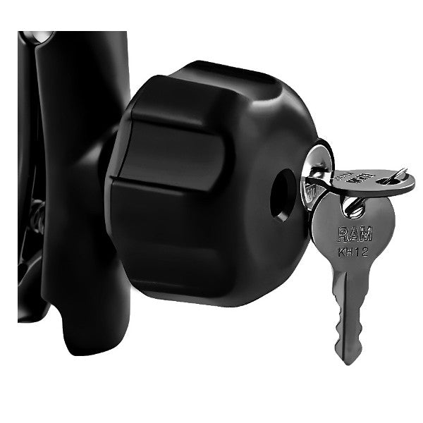 RAM Locking Knob w/ 1/4-20 Brass Hole for B Size Arms (RAM-KNOB3LU) - Image3