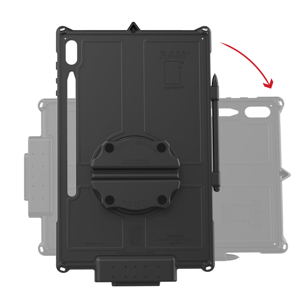 GDS® Roto-Mag™ 3-in-1 Accessory with Grip Handle, Hand Strap & Magnets (RAM-GDS-ROTO2U )