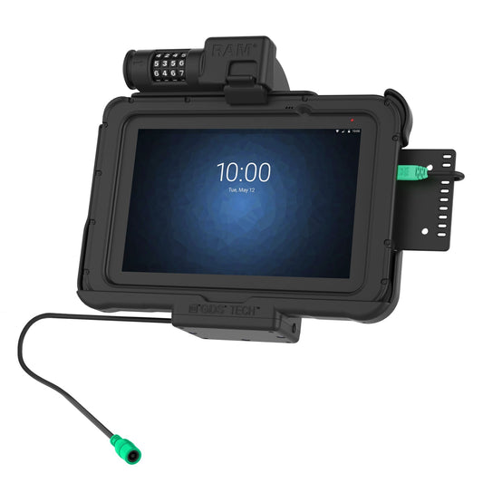 GDS® Combo Locking Powered Dock for Zebra ET5x 8.3" & 8.4" Series (RAM-HOL-ZE10PCLU)