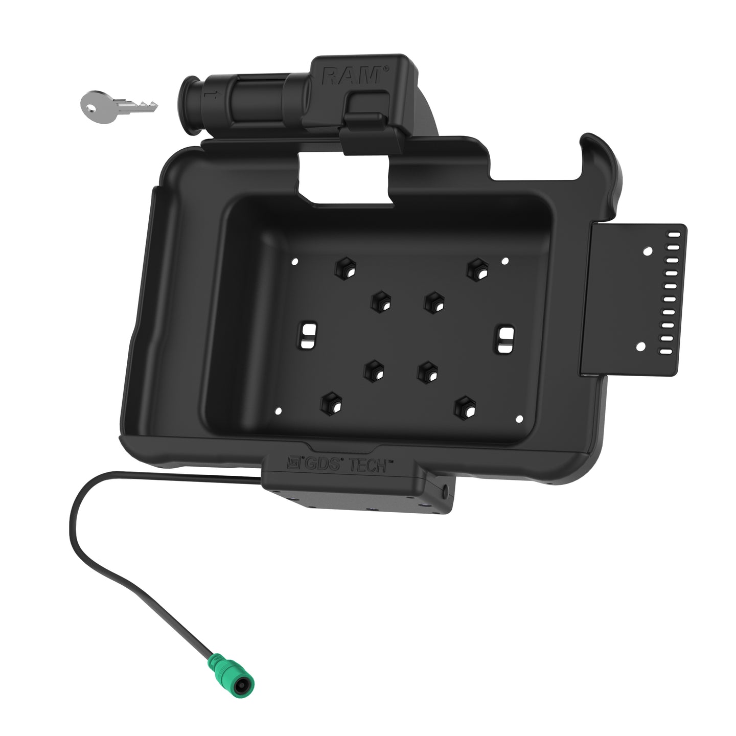 GDS® Key Locking Powered Dock for Zebra ET5x 8.3" & 8.4" Series (RAM-HOL-ZE10PKLU)