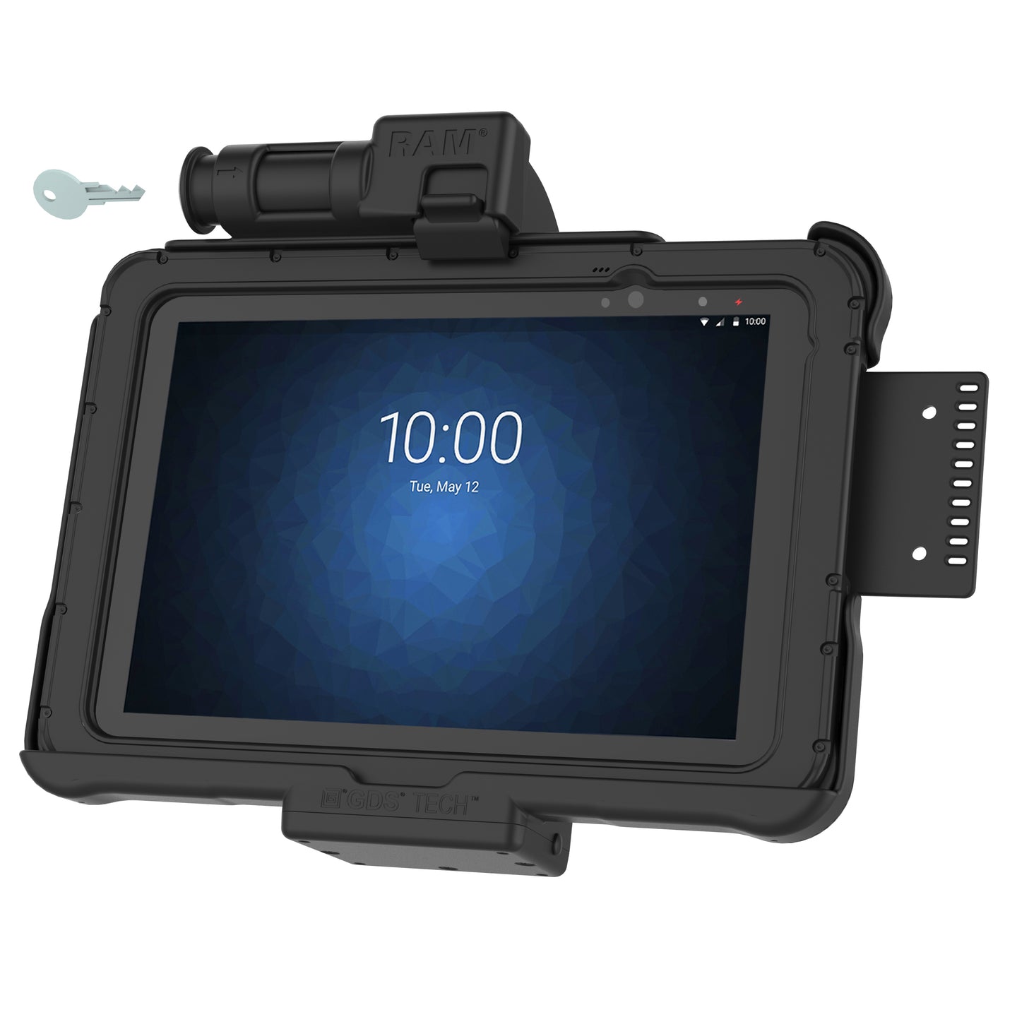 GDS® Key Locking Form-Fit Holder for Zebra ET5x 10.1" Series (RAM-HOL-ZE11KLU)