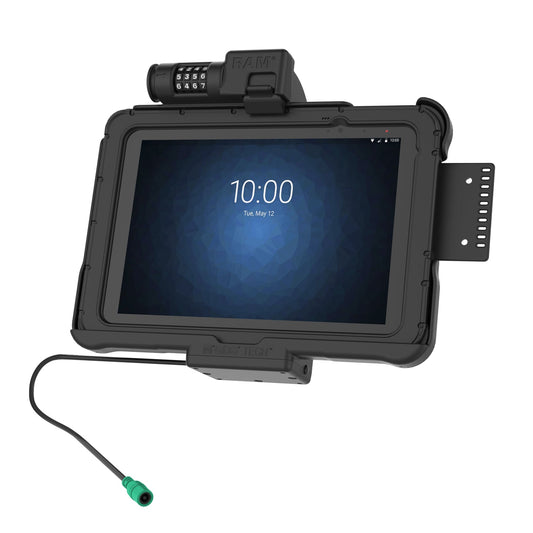 GDS® Combo Locking Powered Dock for Zebra ET5x 10.1" Series (RAM-HOL-ZE11PCLU)