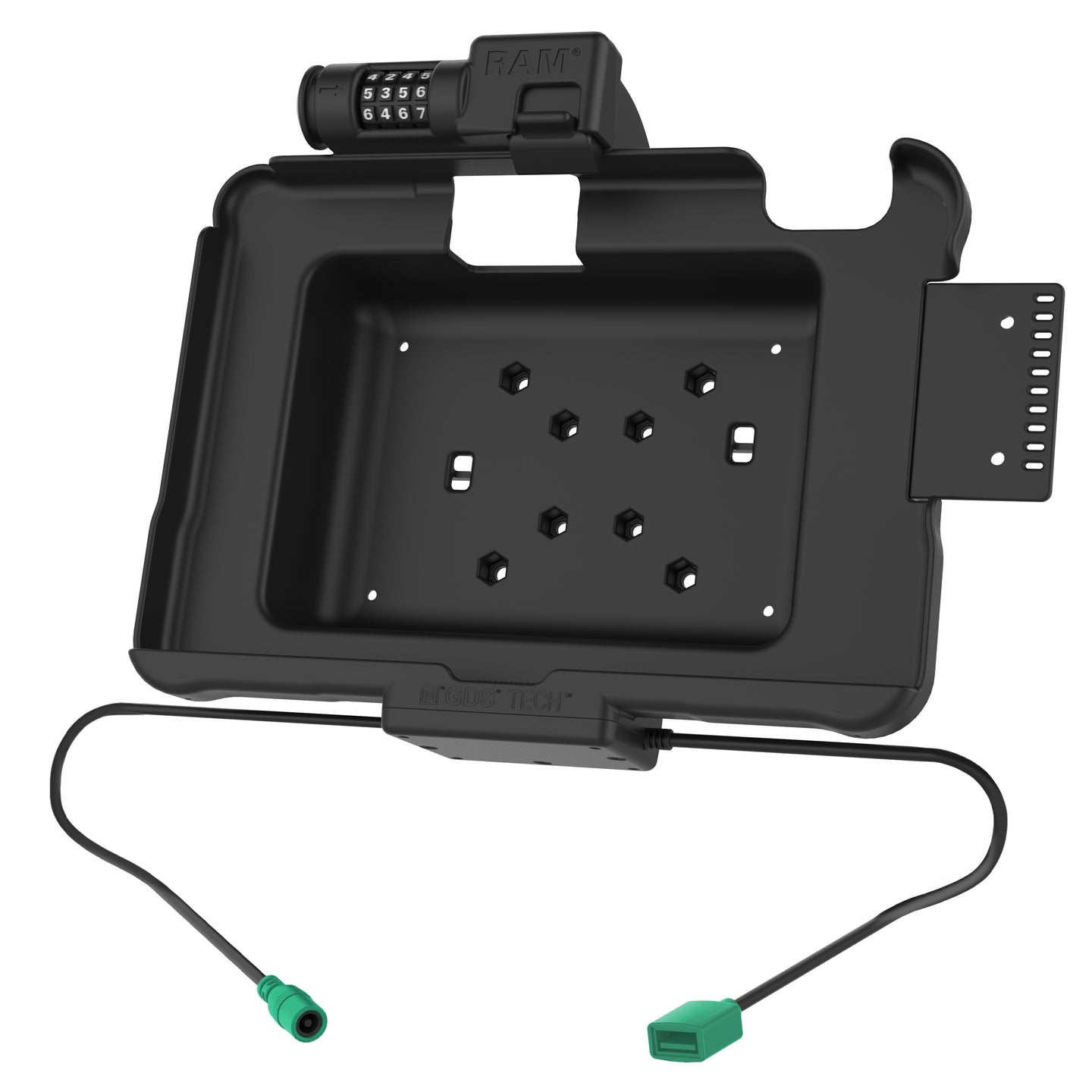GDS® Combo Locking Power + Data Dock for Zebra ET5x 10.1" Series (RAM-HOL-ZE11PDCLU)