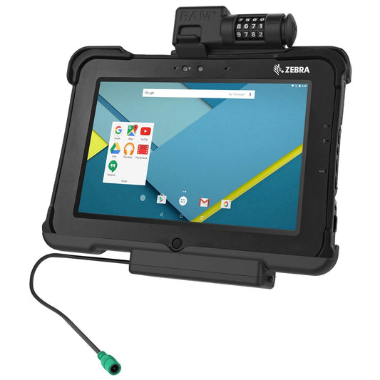 GDS® Combo Locking Powered Dock for Zebra XSLATE L10 (RAM-HOL-ZE15PCLU)