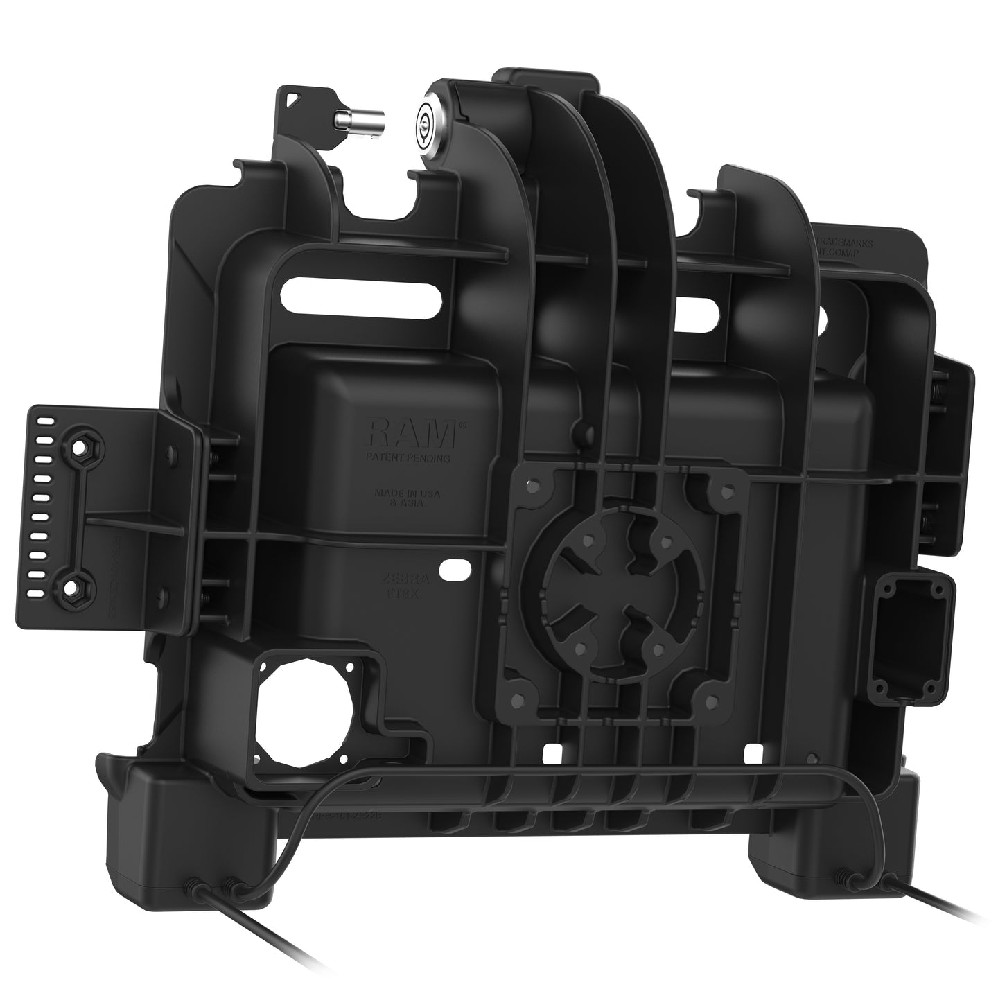 RAM® Power + Data Locking Dock for Zebra ET8x 2-in-1 Tablet (RAM-HOL-ZE22PDLU)