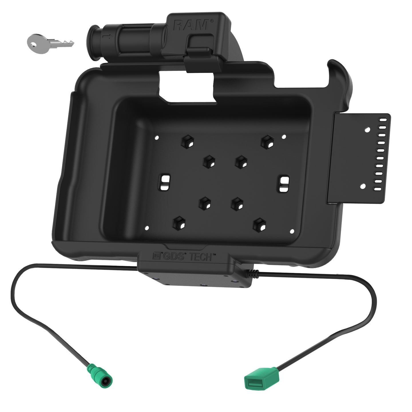GDS® Key Locking Power + Data Dock for Zebra ET5x 8.3" & 8.4" Series (RAM-HOL-ZE10PDKLU)