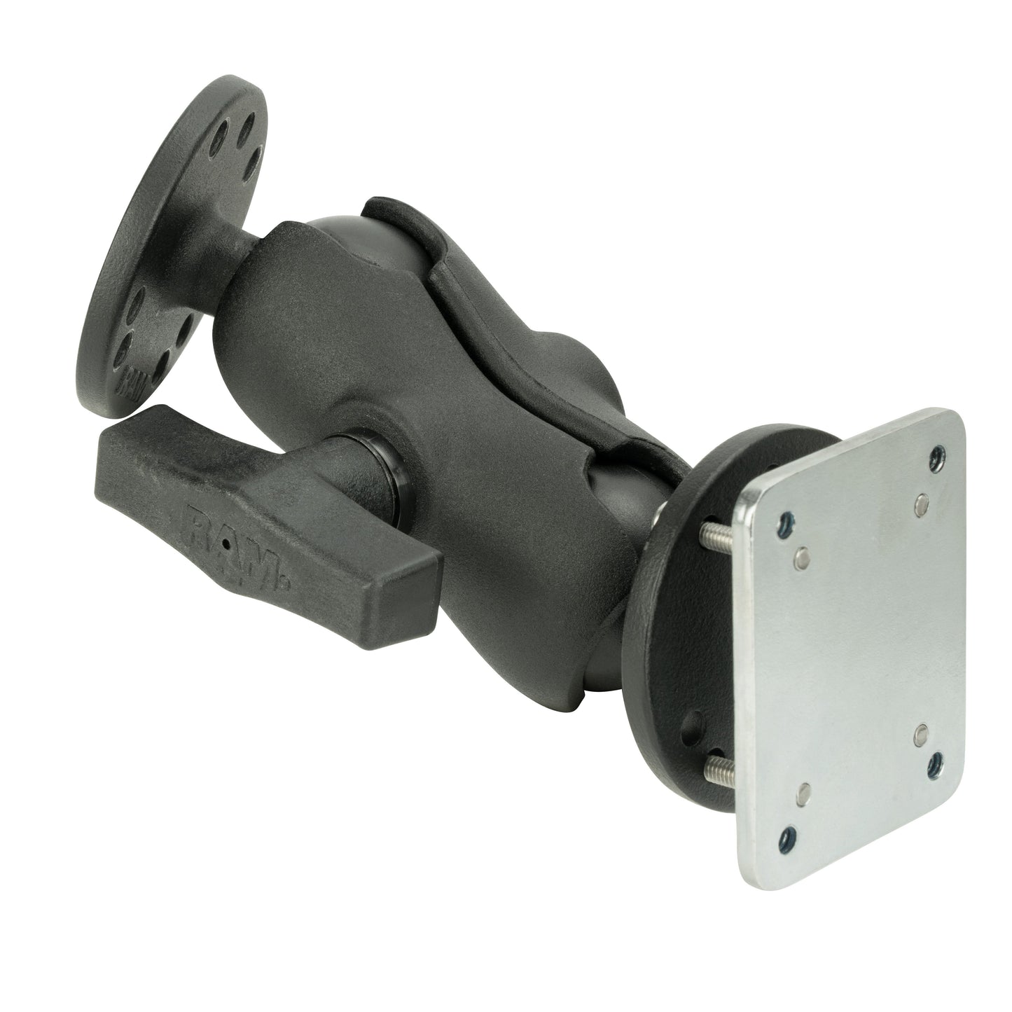 RAM® Drill-Down Dashboard Mount with Backing Plate - C Size Short (RAM-101-B-225B2U)