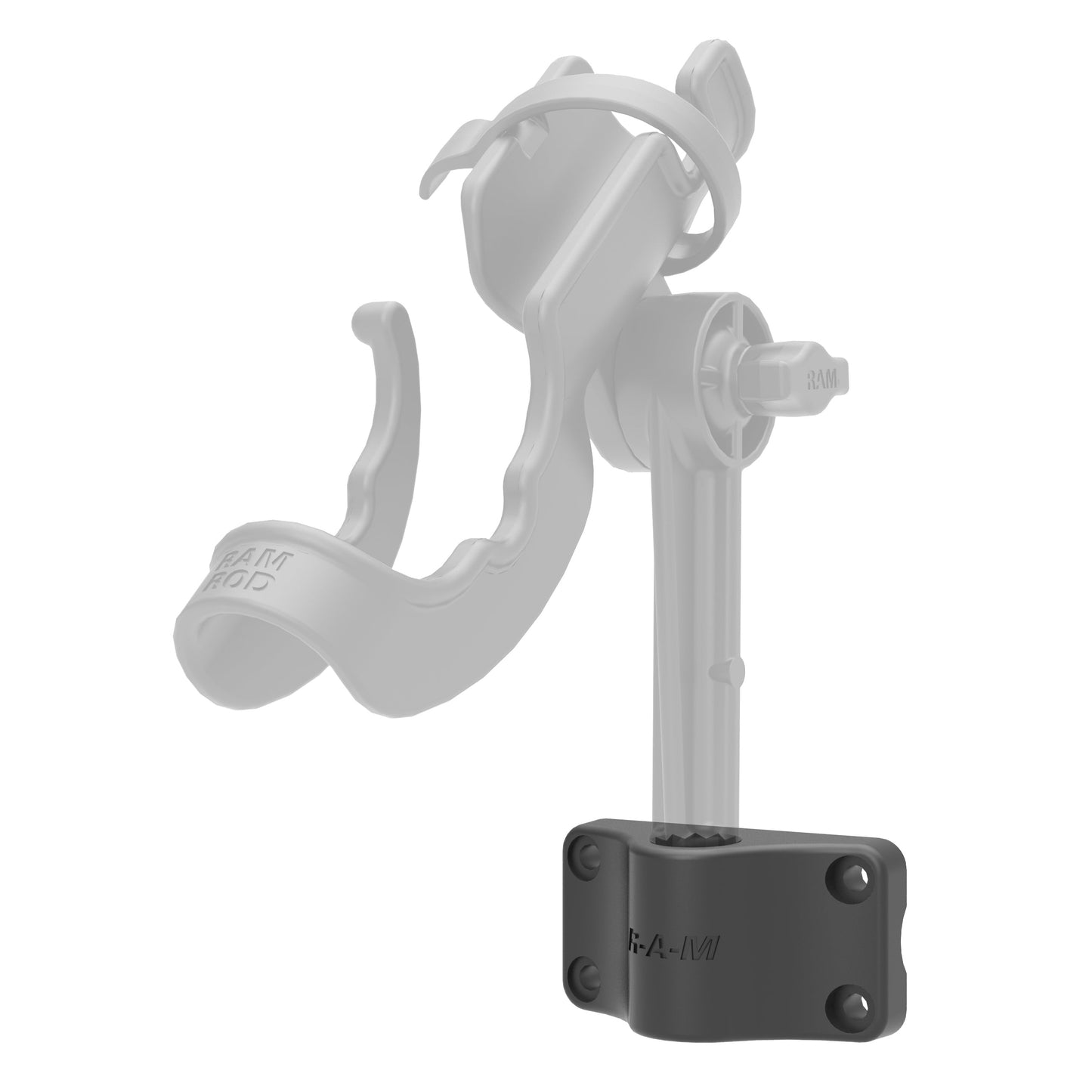 RAM ROD® Bulkhead Spline Post Base (RAM-114BMU)