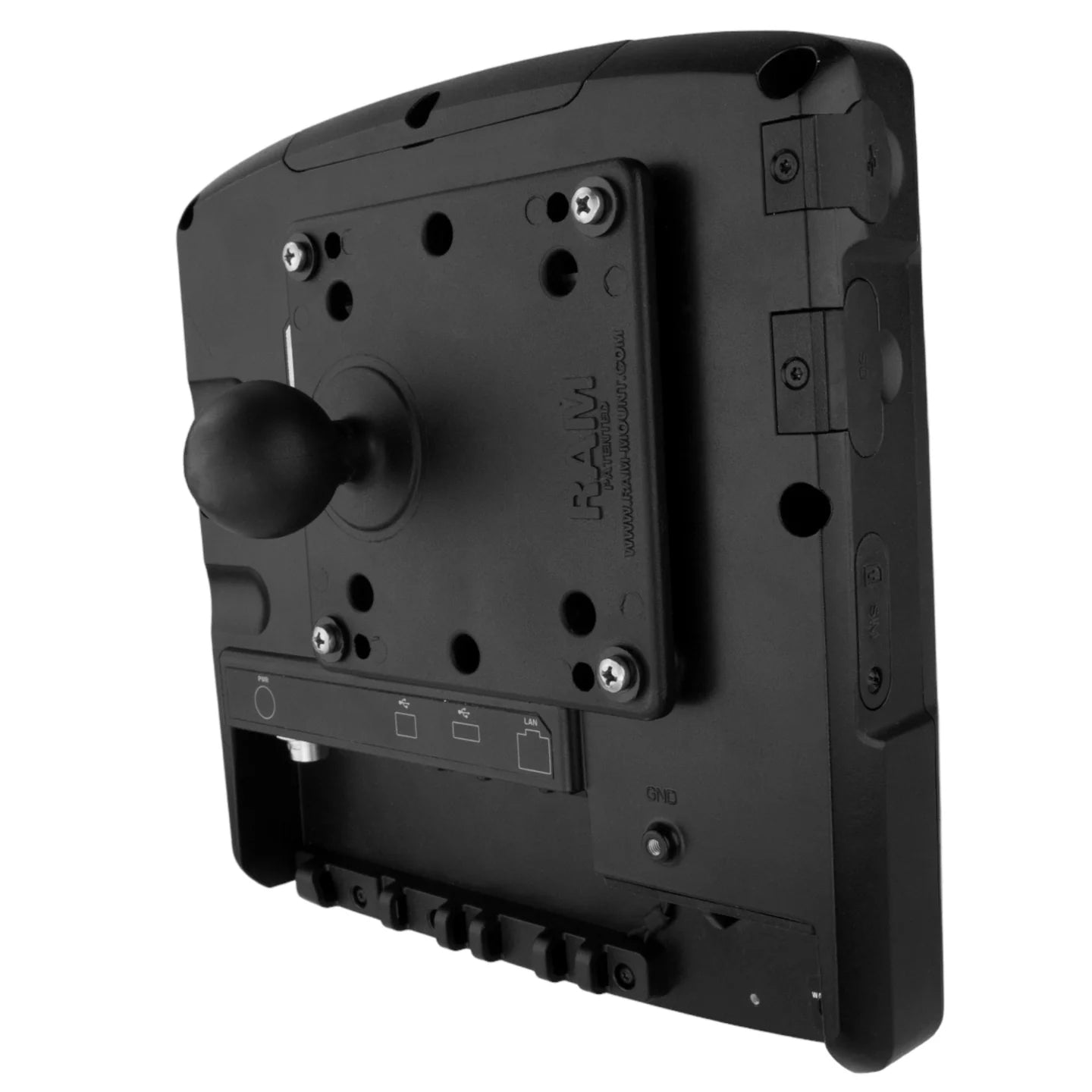 RAM Square Base with Vesa Hole Patterns & 1.5" Ball (RAM-246U)