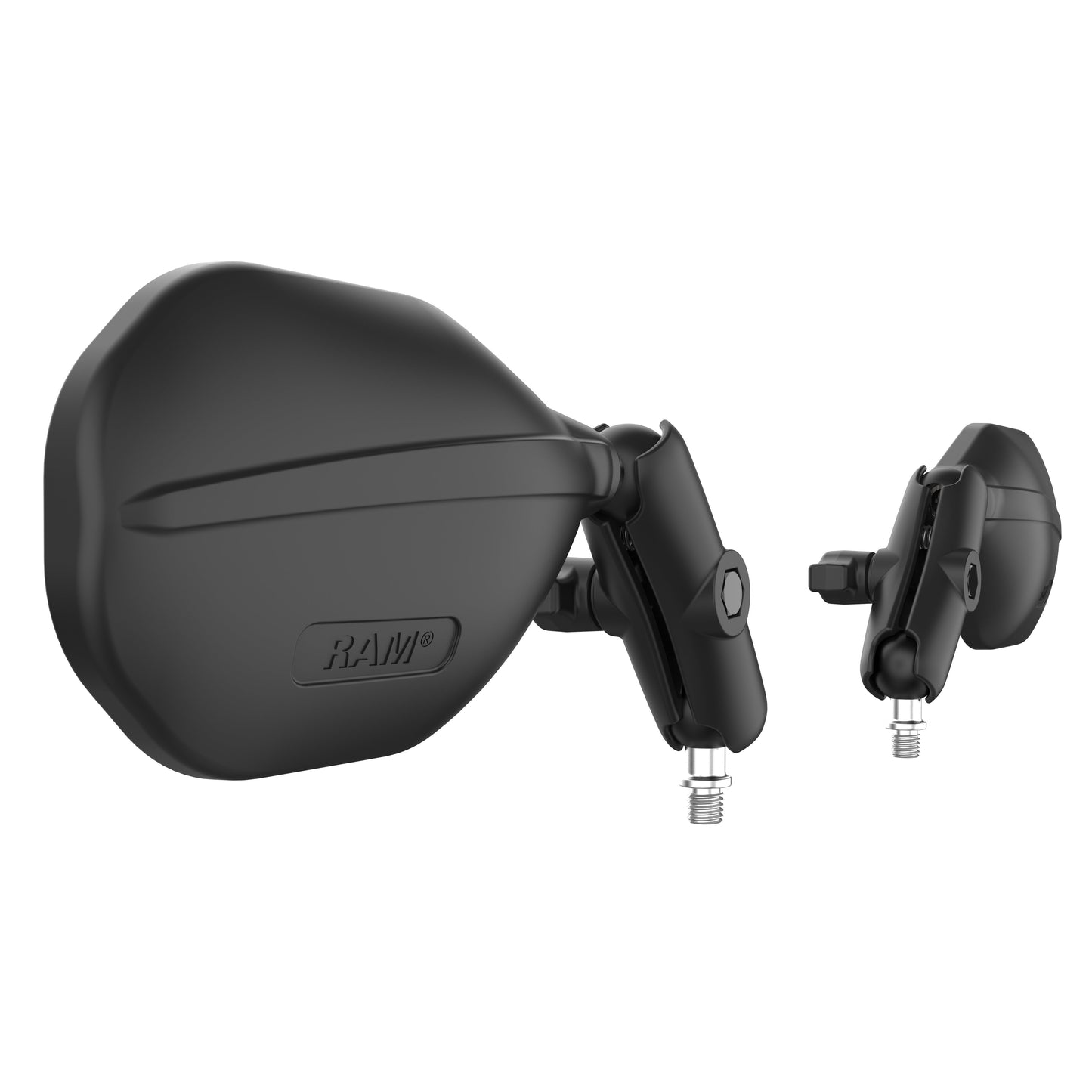 RAM® Tough-Mirror™ Kit with M10-1.25 Bases - Medium Arm (RAM-B-349-465RL)