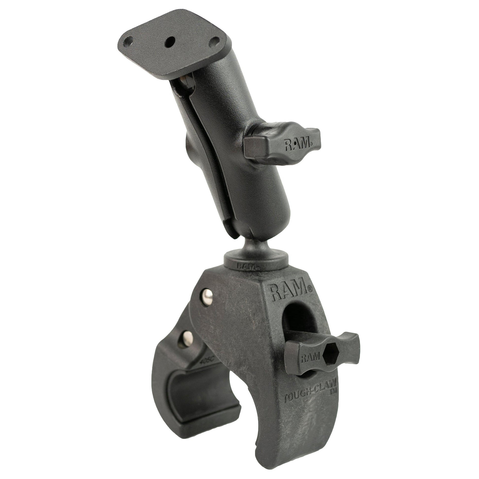 RAM® Tough-Claw™ Medium Clamp Mount with Diamond Plate (RAM-B-404-238U)