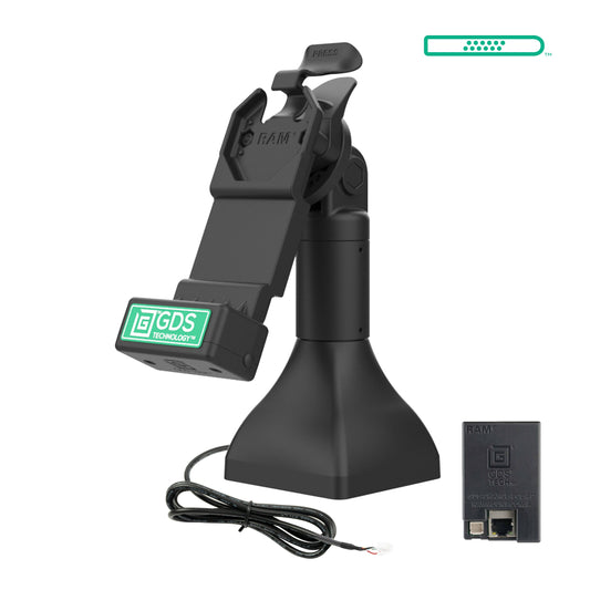 GDS® Uni-Conn™ 7" Pedestal Dock with PoE (RAM-GDS-DOCK-D11-7-U1E)