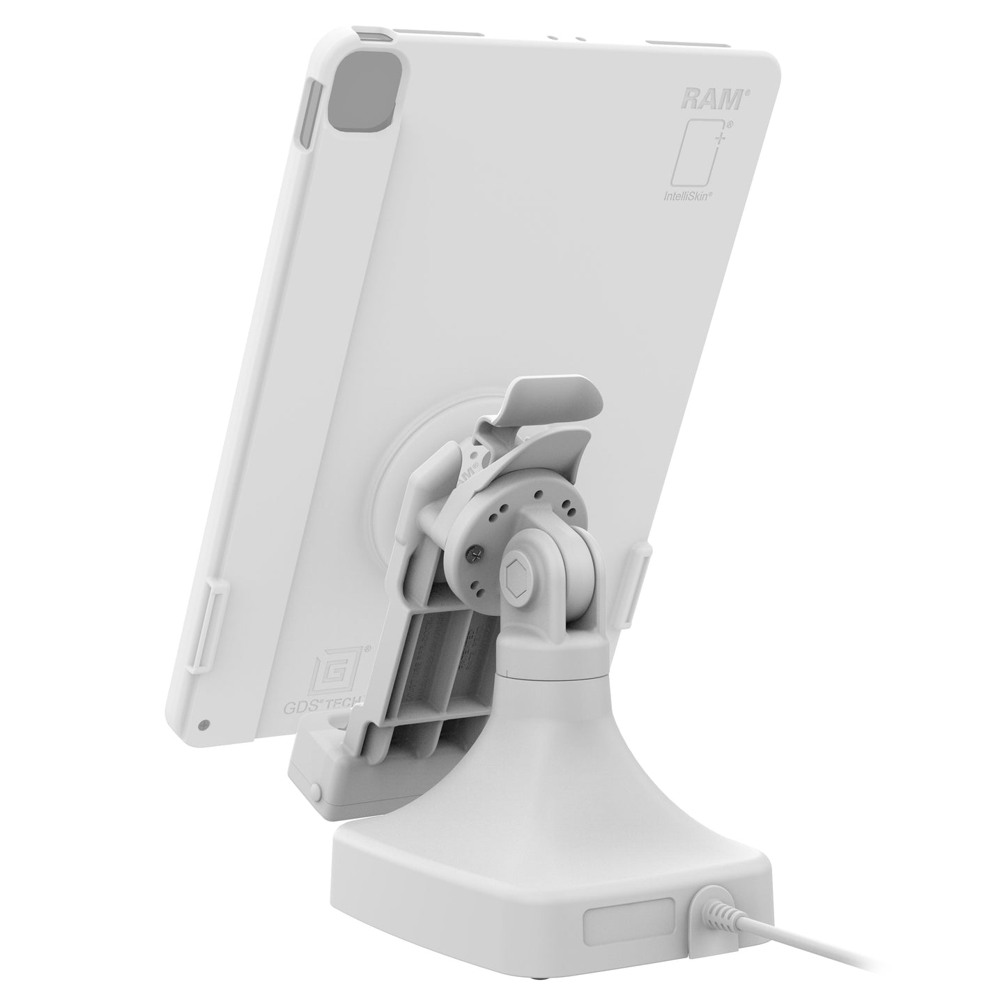 GDS® Uni-Conn™ Tilt & Swivel Dock with USB-C - Gray (RAM-GDS-DOCK-D14-U1C-GRY)