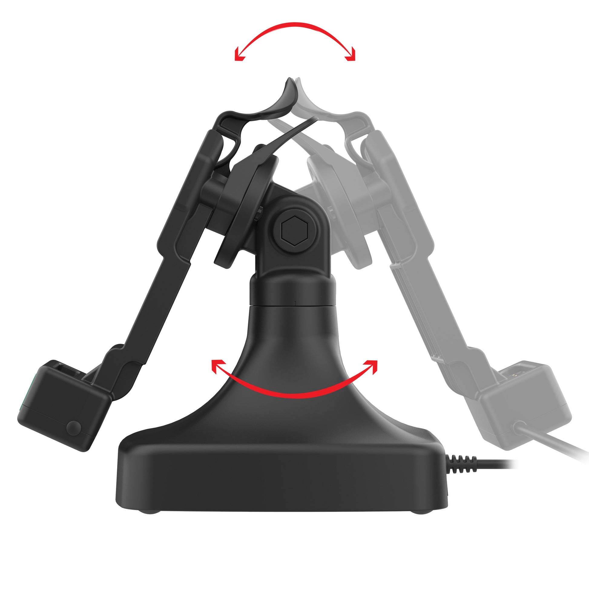 GDS® Uni-Conn™ Tilt & Swivel Dock with PoE + Data (RAM-GDS-DOCK-D14-U1E-2A)