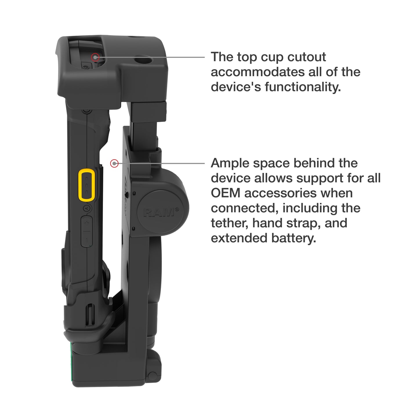 GDS® Powered Dock for Zebra TC73/78 (RAM-GDS-DOCK-V12-ZE35CPU)
