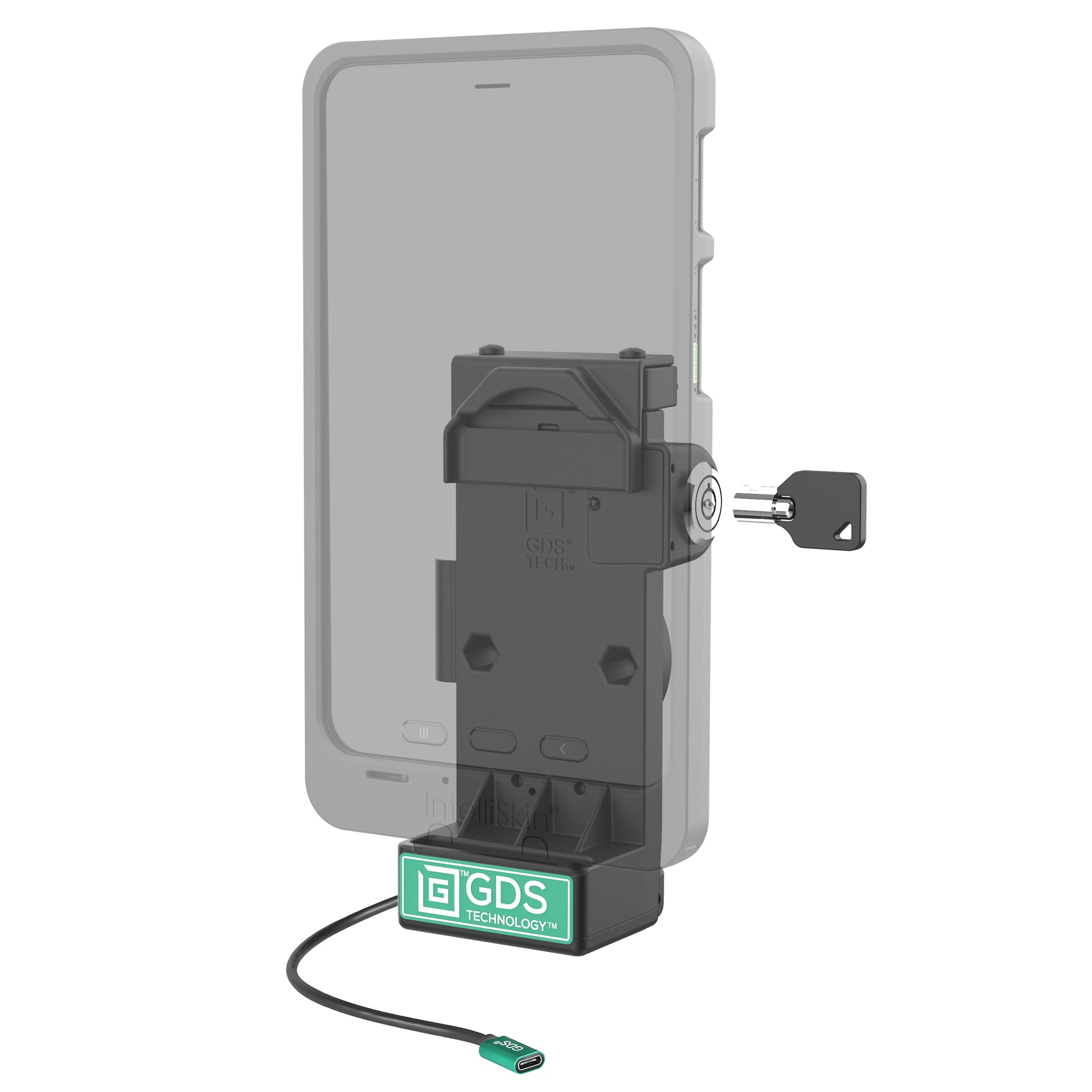 GDS® Uni-Conn™ Locking Spring Loaded Powered Dock (RAM-GDS-DOCKL-V12-U1CPU)