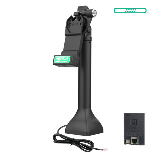 GDS® Uni-Conn™ 14" Locking Pedestal Dock with PoE (RAM-GDS-DOCKLR-D11-14-U1E)