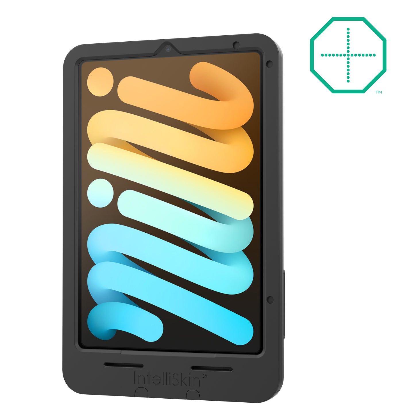 IntelliSkin® Thin-Case™ for iPad mini (A17 Pro) & mini 6 Rear Pogo Pads (RAM-GDS-SKIN-AP36-TCB)