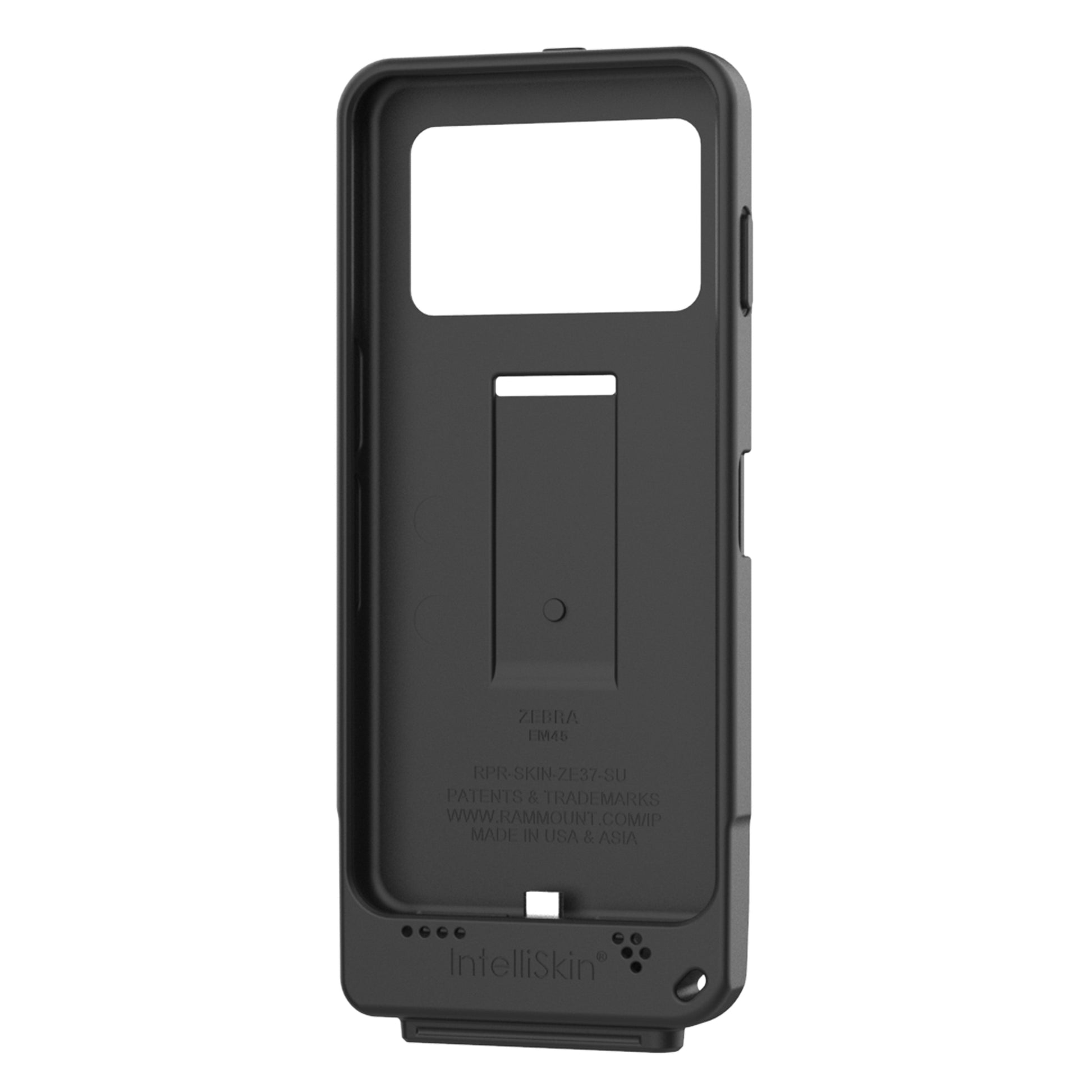 IntelliSkin® for Zebra EM45 with External USB-C Port - No Belt Clip (RAM-GDS-SKIN-ZE37-C-NC)
