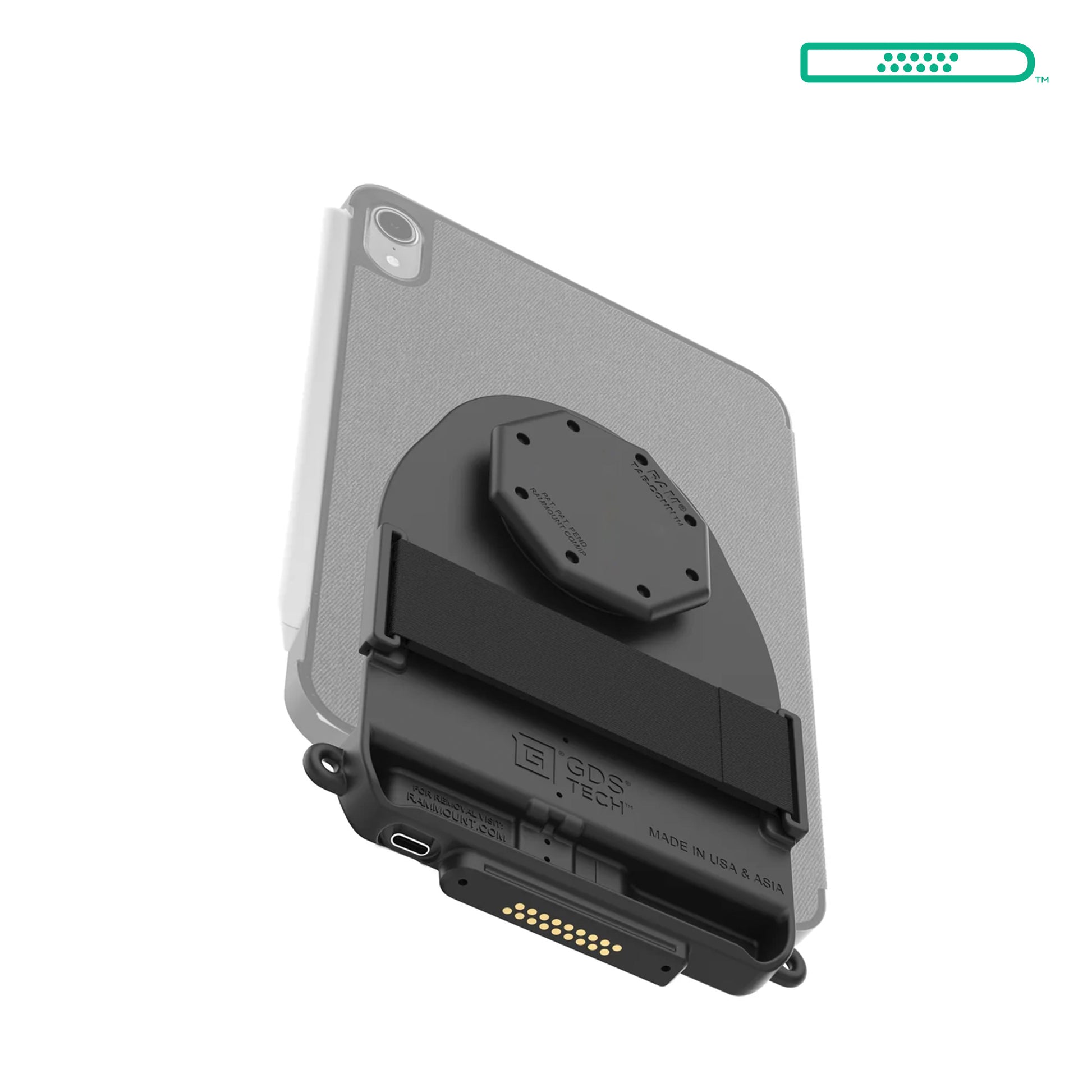 GDS® Tab-Conn™ for Folio Style Cases (D Shape Pogo Pads) (RAM-GDS-TABC-F1D)