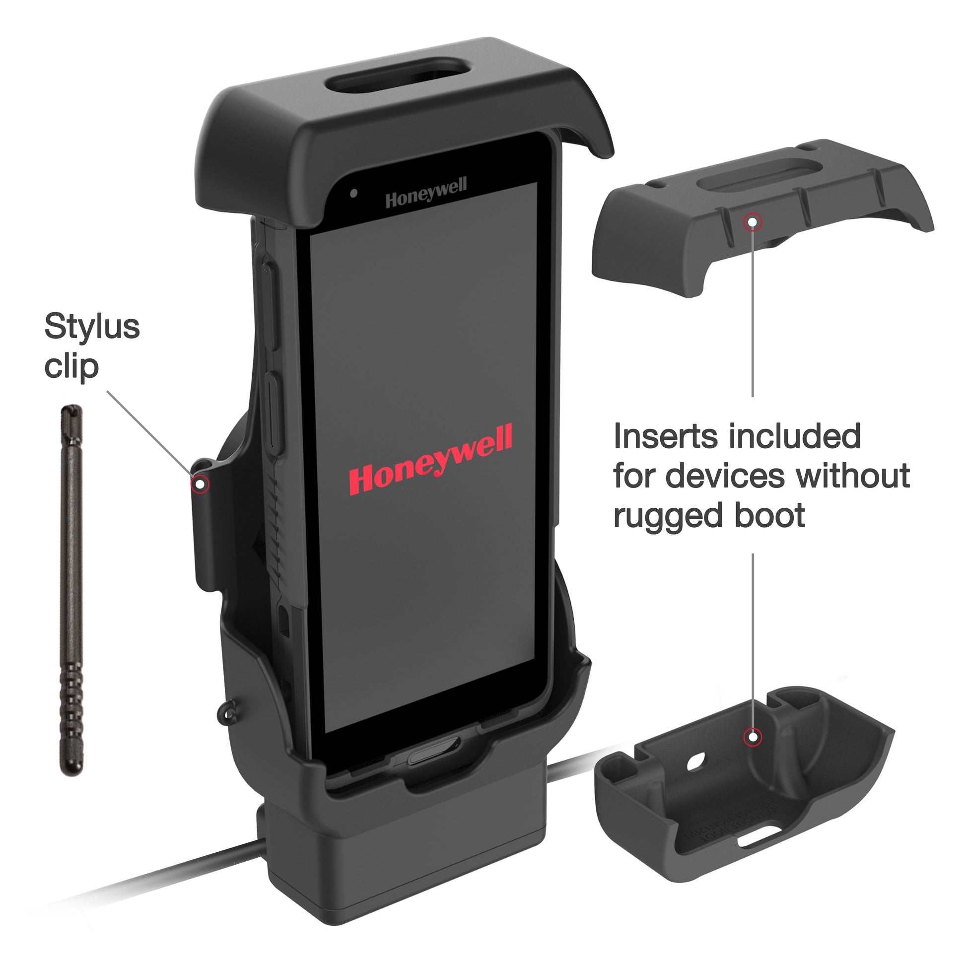 RAM® Locking Powered Dock + USB-A for Honeywell CT40/45/47 (RAM-HOL-HON12PDLU)