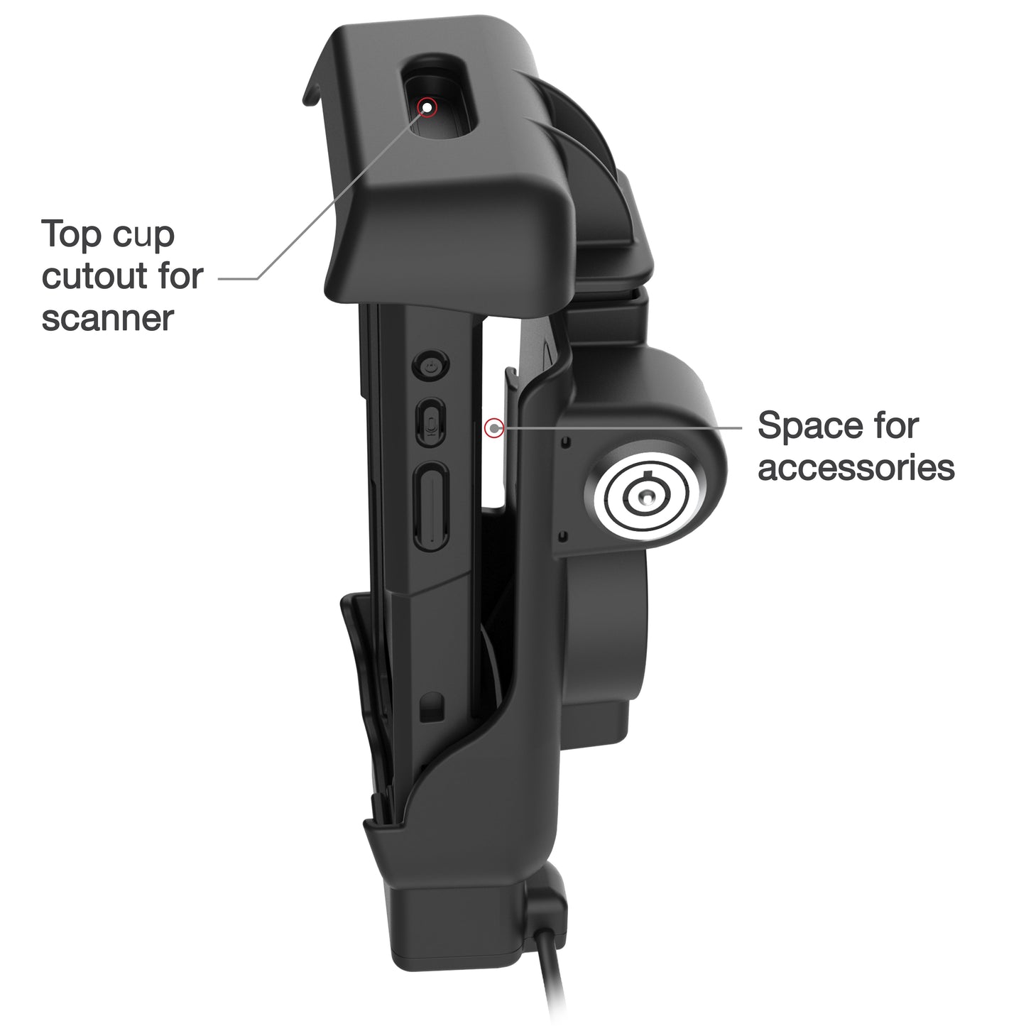 RAM® Locking Powered Dock + USB-A for Honeywell CT40/45/47 (RAM-HOL-HON12PDLU)