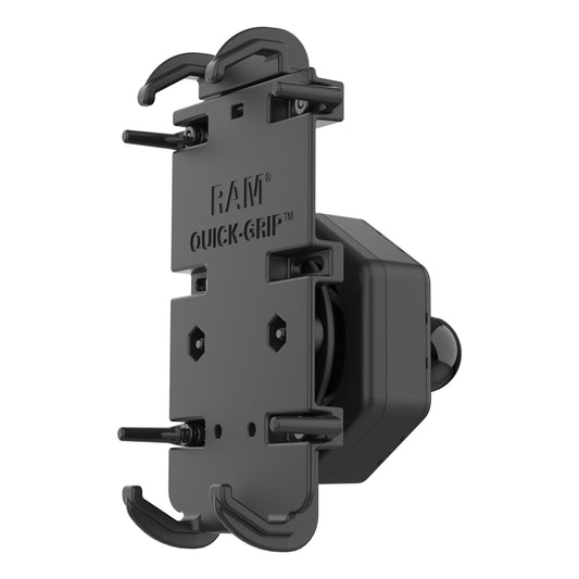 RAM® Quick-Grip™ XL Phone Holder with Vibe-Safe™ Adapter & Ball (RAM-HOL-PD4-462B)