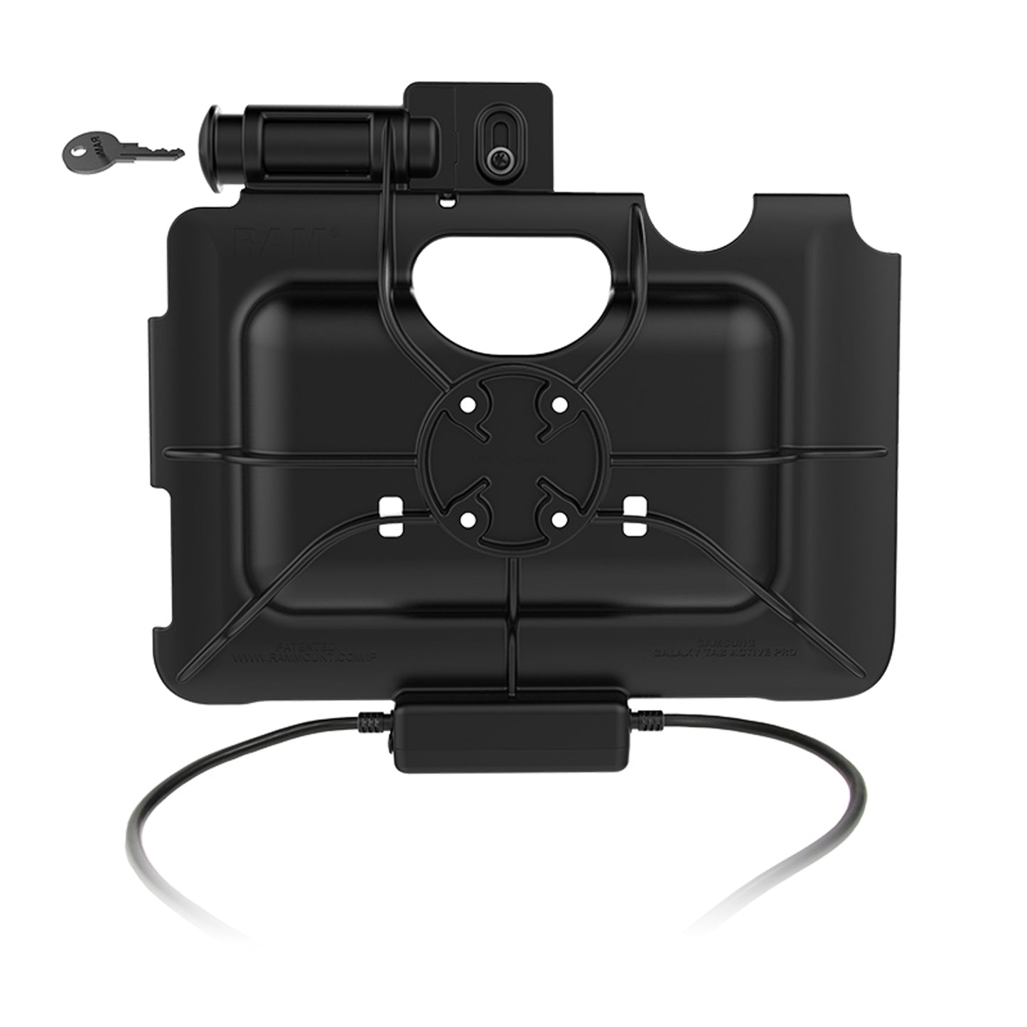 RAM® Locking USB-C Powered Dock + USB-C Data for Tab Active4 Pro (RAM-HOL-SAM57CPKL-CU)