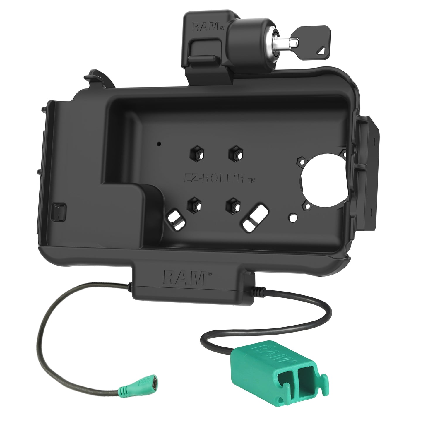 RAM® Locking Modular Power + Dual USB Dock for Tab Active5 & 3 (RAM-HOL-SAM58PD2KLNU)
