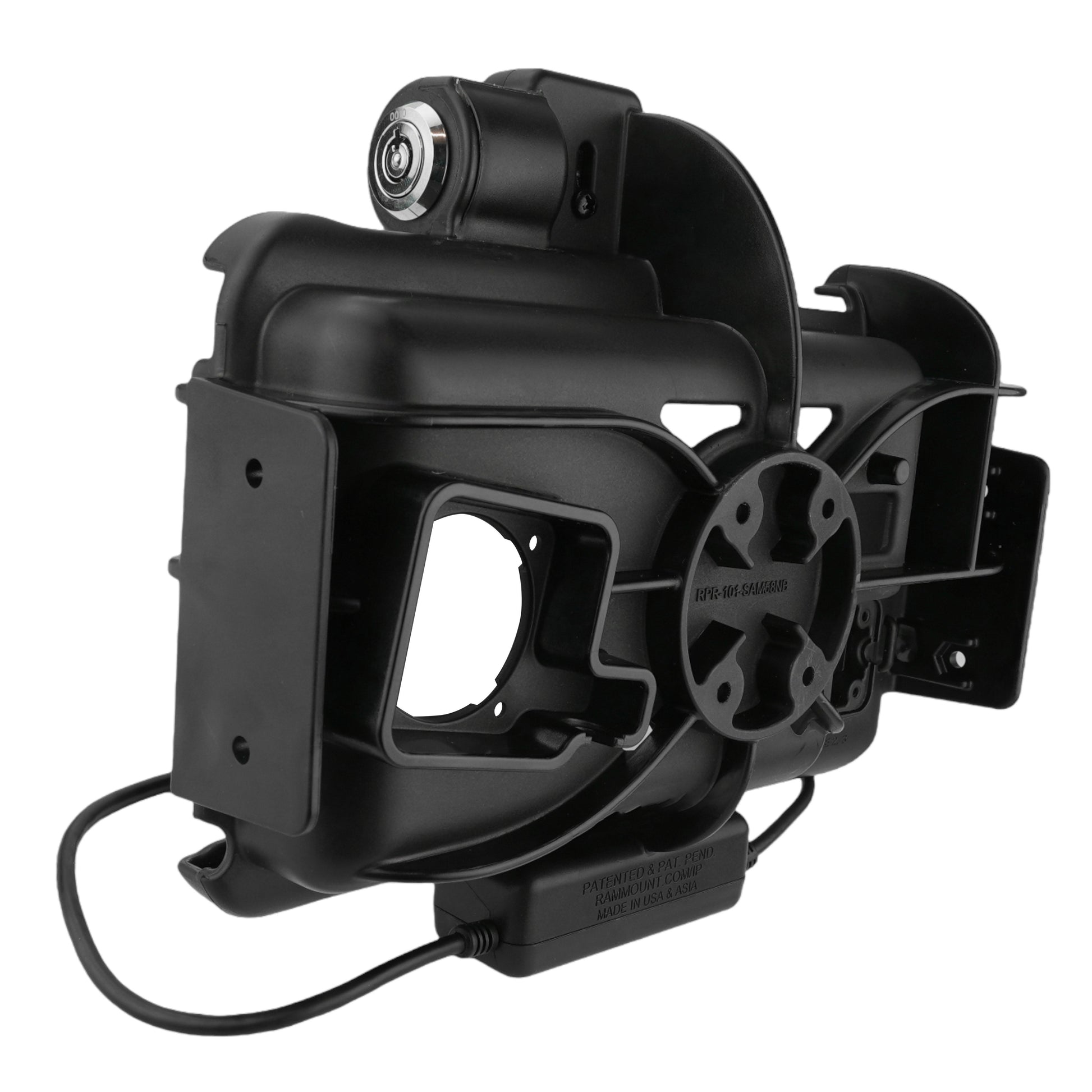 RAM® Locking Modular Power + Dual USB Dock for Tab Active5 & 3 (RAM-HOL-SAM58PD2KLNU)