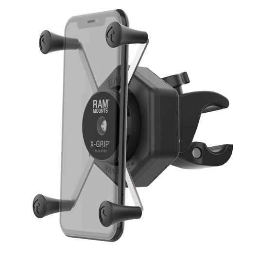 RAM® X-Grip® Large Phone Mount with Vibe-Safe™ & Small Tough-Claw™ (RAM-HOL-UN10-462-400)