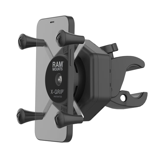 RAM® X-Grip® Phone Mount with Vibe-Safe™ & Small Tough-Claw™ (RAM-HOL-UN7-462-400)