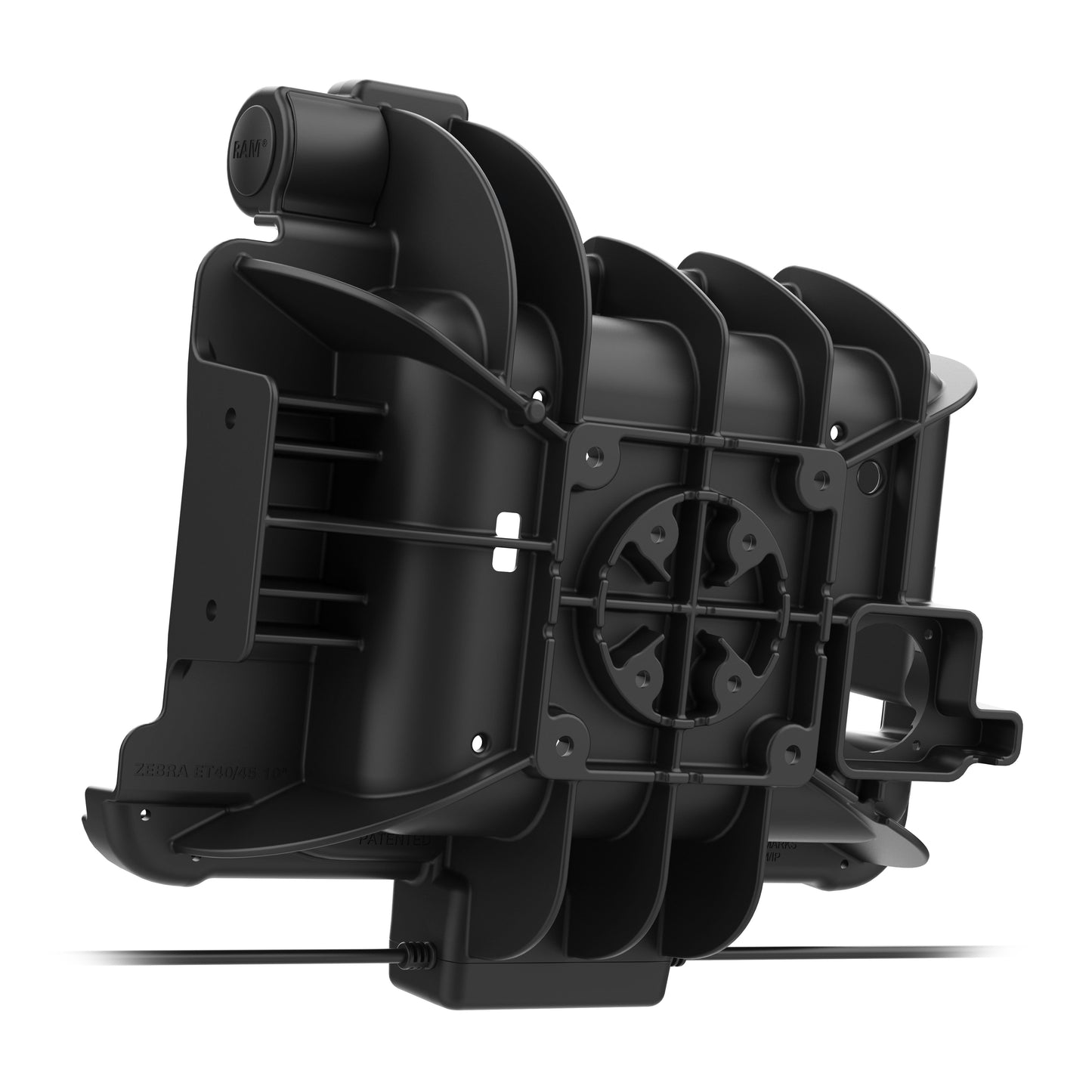 RAM® Tough-Dock™ Power + Dual USB with Latch for Zebra ET4x 10" Tablet (RAM-HOL-ZE21PD2NLLU)