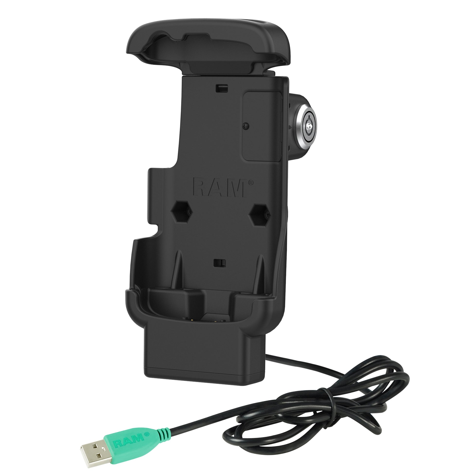 RAM® Locking Form-Fit Powered Dock for Zebra TC22 & TC27 without Boot (RAM-HOL-ZE24PL-1U)