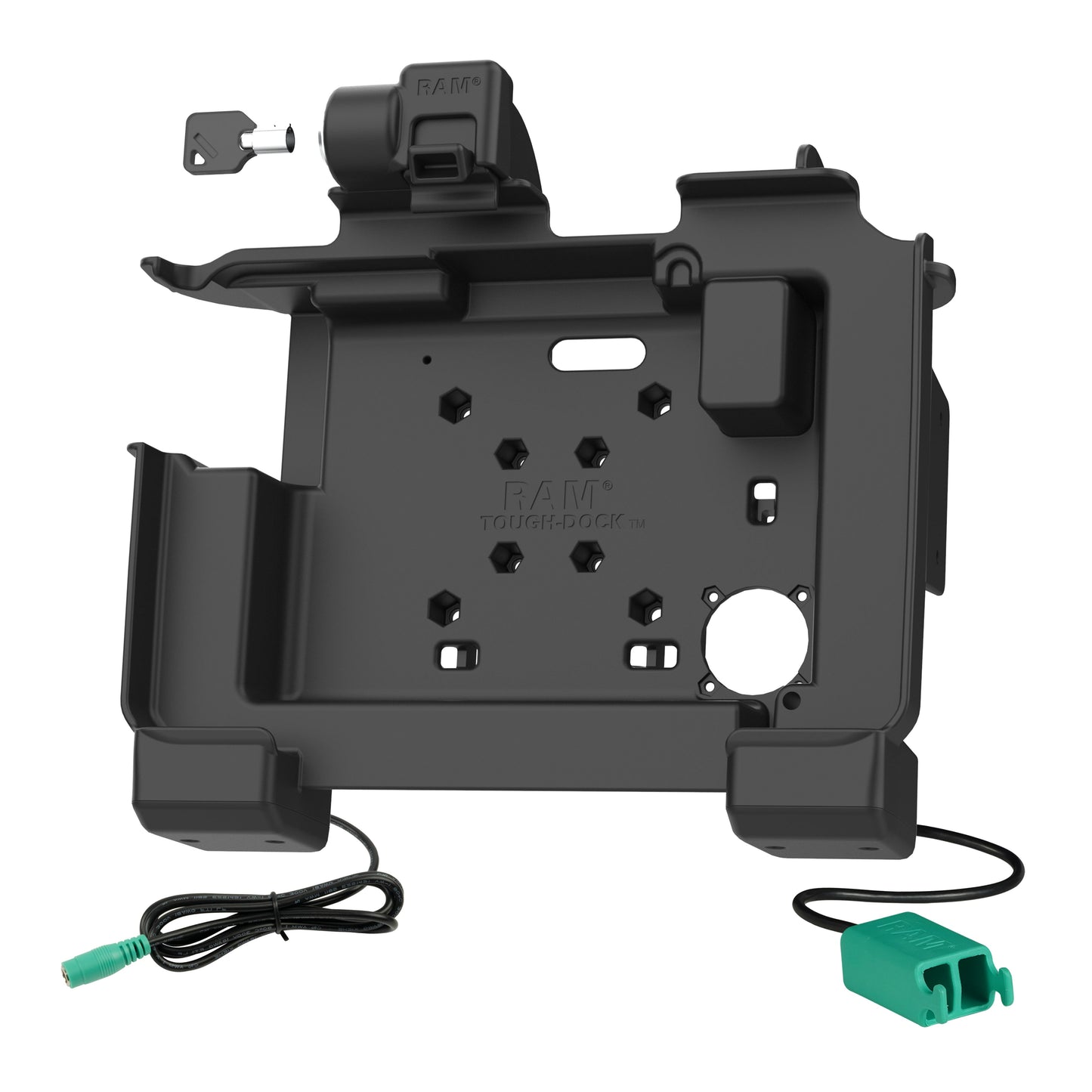 RAM® Power + Dual USB Locking Dock for Zebra ET6x (RAM-HOL-ZE25PD2LU)