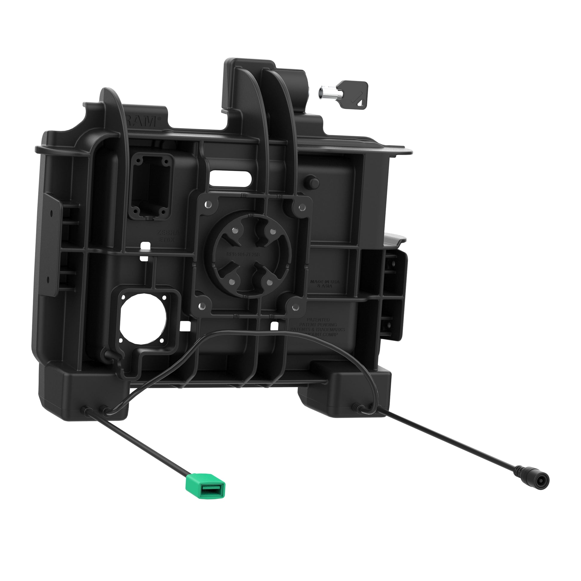 RAM® Power + Data Locking Dock for Zebra ET6x (RAM-HOL-ZE25PDLU)