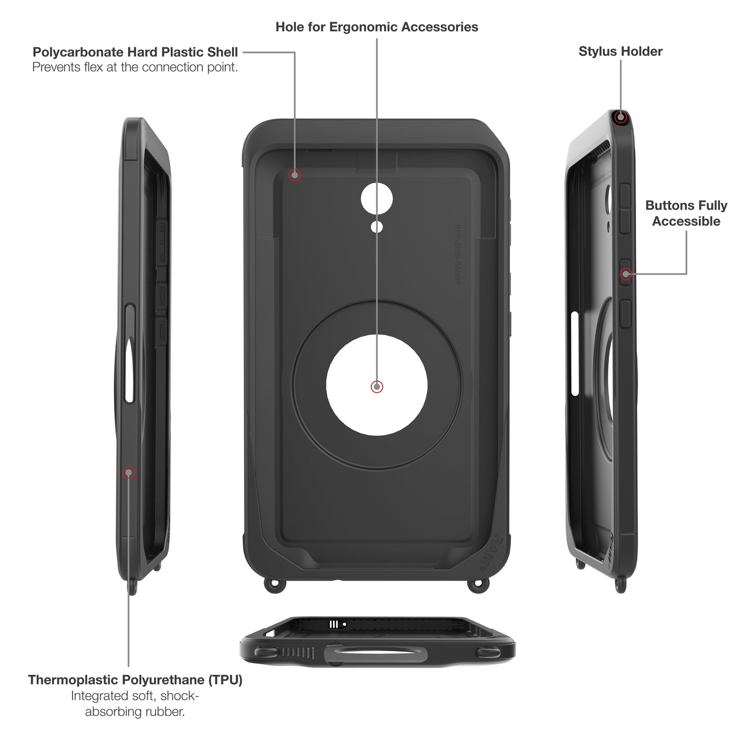 RAM® Skin™ for Samsung Tab Active5 (RAM-SKIN-SAM91)