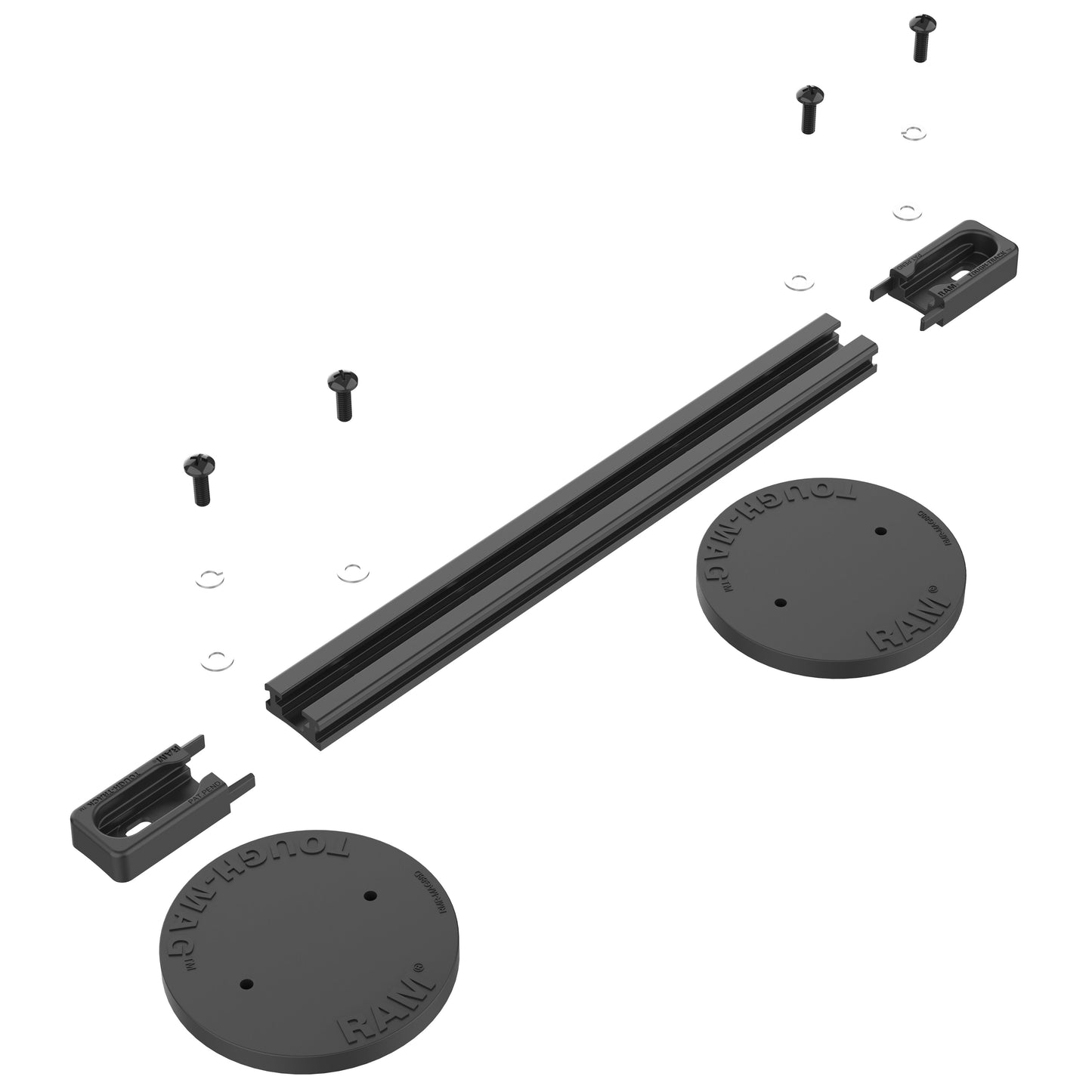 RAM® Tough-Track™ with Tough-Mag™ Heavy Duty Magnetic Track System (RAM-TRACK-EXA-9B-MAG88U)