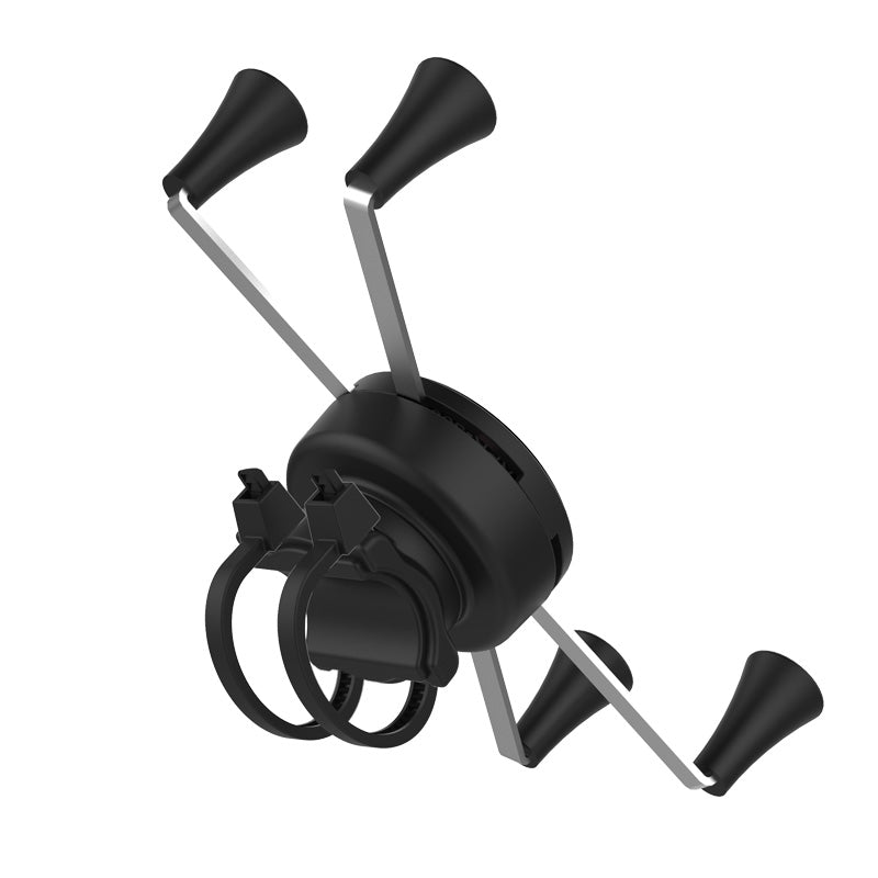 RAM® X-Grip® Large Phone Mount with Low-Profile Zip Tie Handlebar Base (RAP-460Z-UN10U)