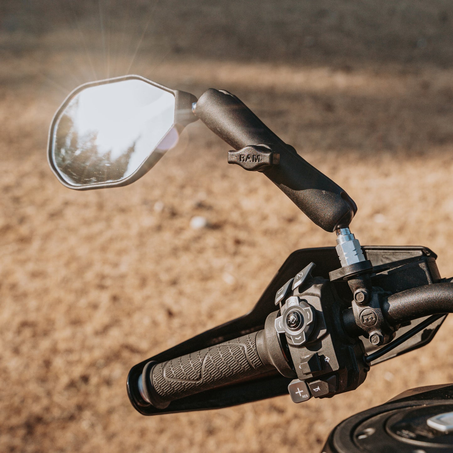 RAM® Tough-Mirror™ Left Mirror without Ball (RAP-465LU)