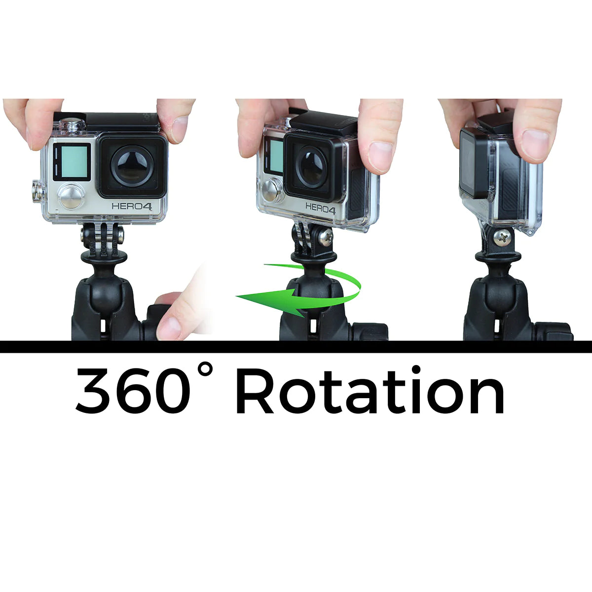 RAM® Ball Adapter for GoPro® Bases with Universal Action Camera Adapter (RAP-B-GOP2-A-GOP1)