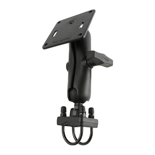 RAM® Double U-Bolt Mount with 75x75mm VESA Plate for 1" - 1.25" Rails (RAM-334U)